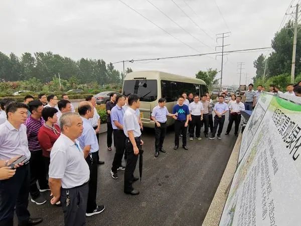 淮北市委常委等领导一行莅临我司承建项目视察调研